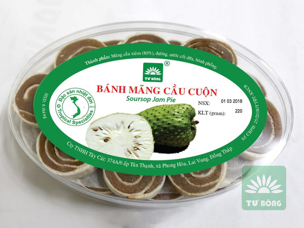 Soursop jam pie