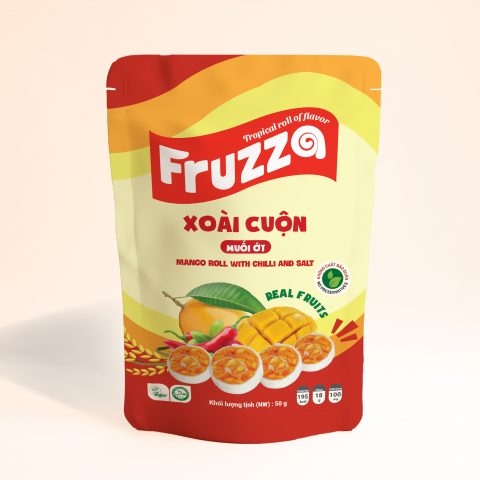 Mango Roll With Chilli Salt – Fruzza 50g